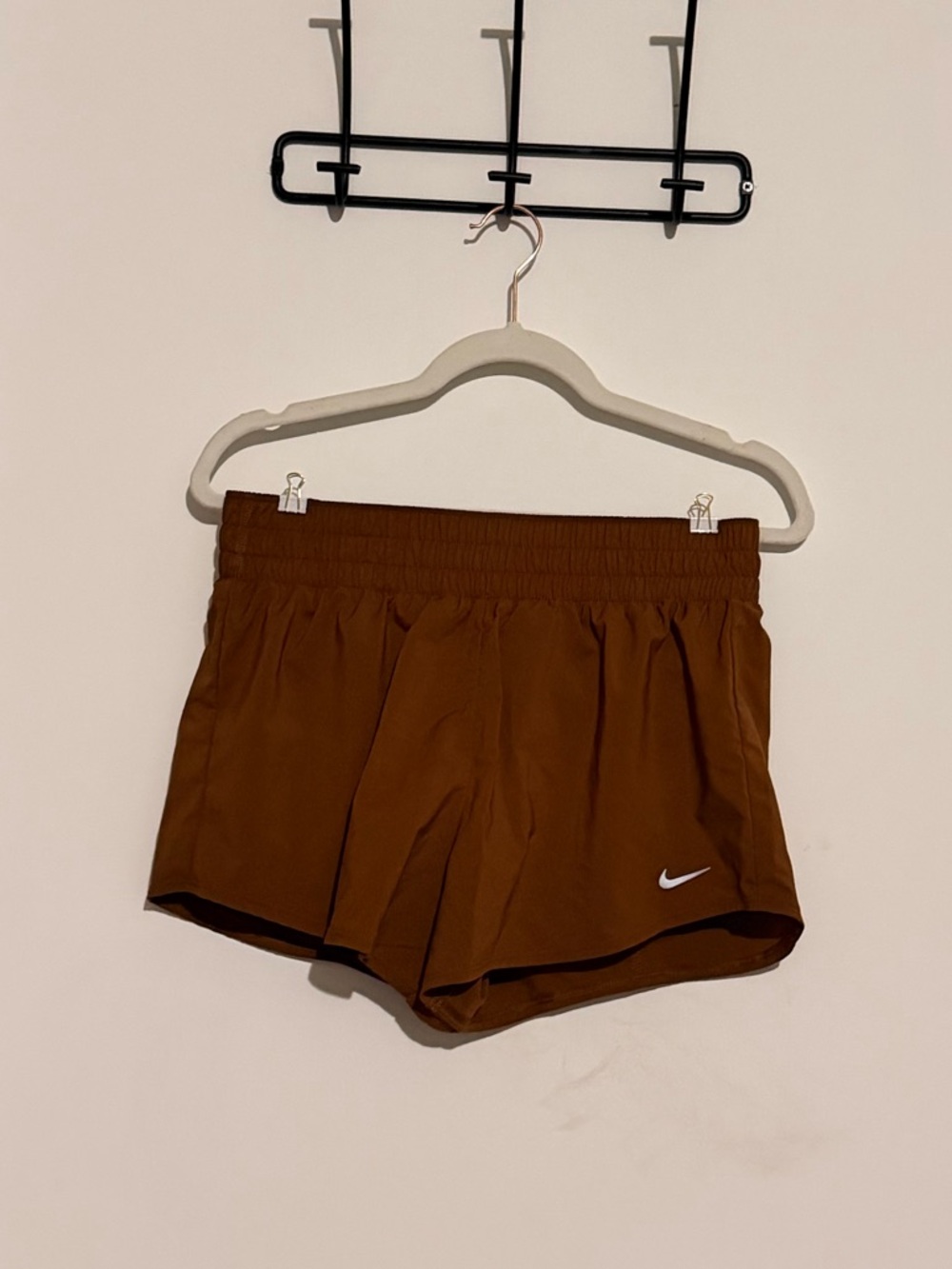 Nike Women's Rust-Brown Athletic Shorts